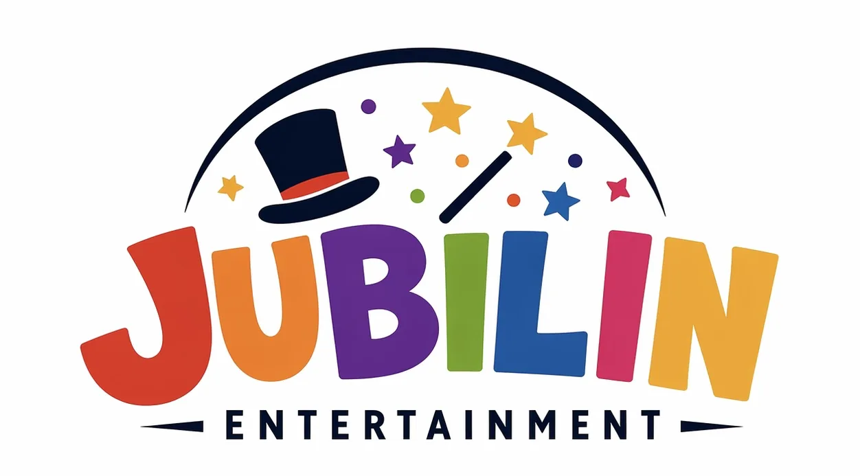 Logo de Jubilin Entertainment, shows infantiles en Puerto Rico